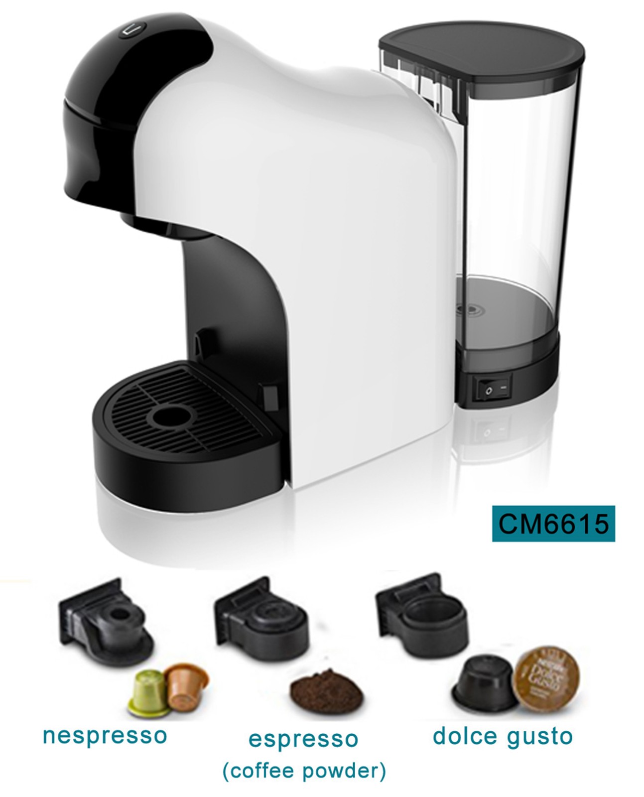 Muiti Capsule Machine for Nespresso compatible capsules Docle Gusto Coffee Powder - Image 3