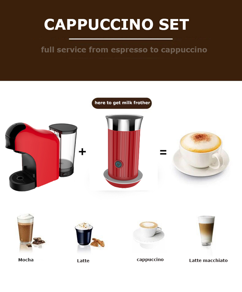 Muiti Capsule Machine for Nespresso compatible capsules Docle Gusto Coffee Powder - Image 2