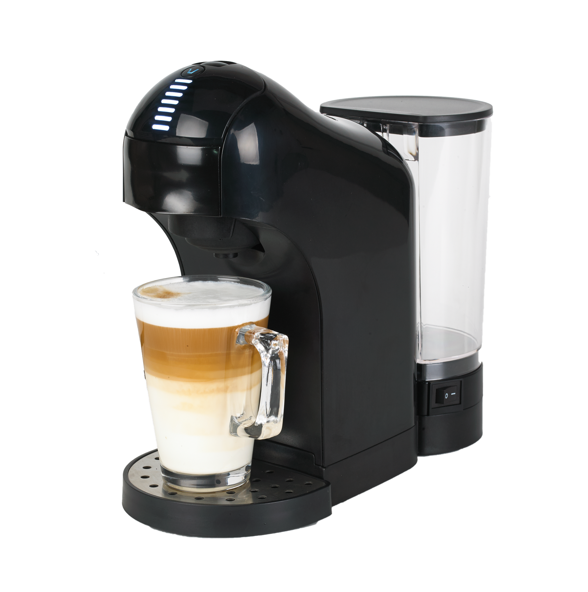 Multi-Capsule Coffee Machine for Nespresso and Dolce Gusto with Powder Option