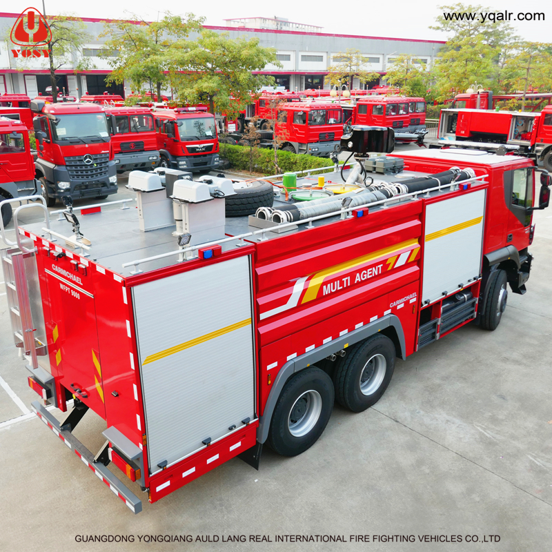 Multi-Agent Fire Suppression Truck