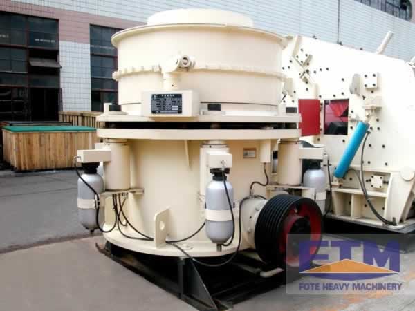 Multi-cylinder hydraulic cone crusher unit