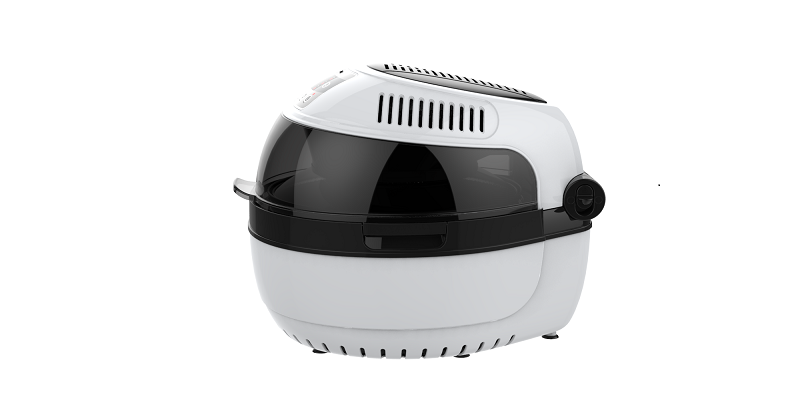 Multi-function air fryer showing versatile cooking options