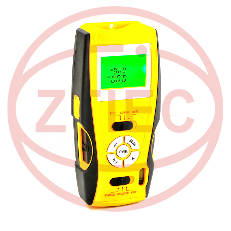 Stud, AC Wire, and Metal Detector with Laser Distance Measurement