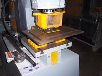 Hydraulic Ironworker for Metal Punching, Shearing, Notching, and Bending