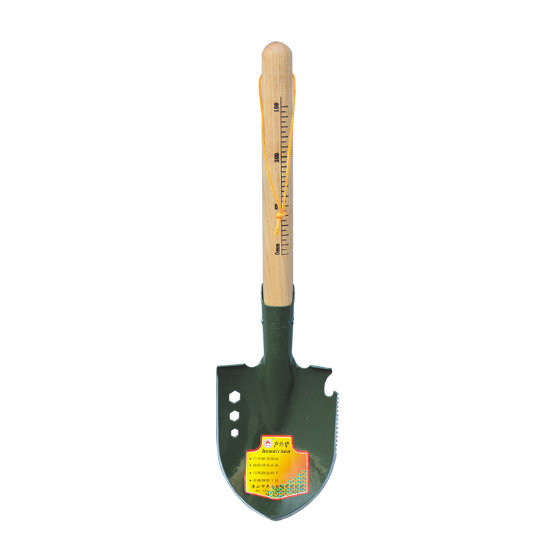 Multi-Tool Shovel with Serrated Blade