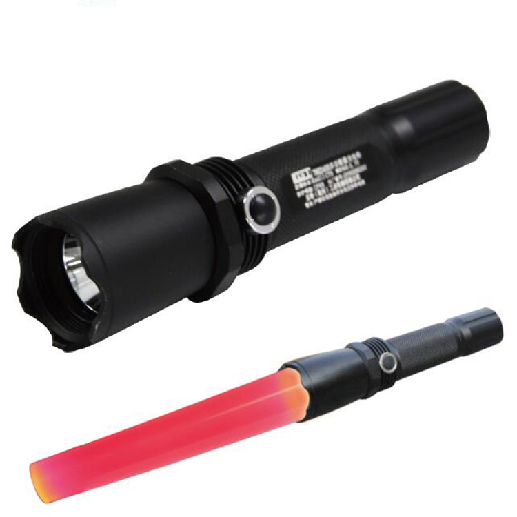 Explosion-Proof LED Flashlight with Red Light Baton