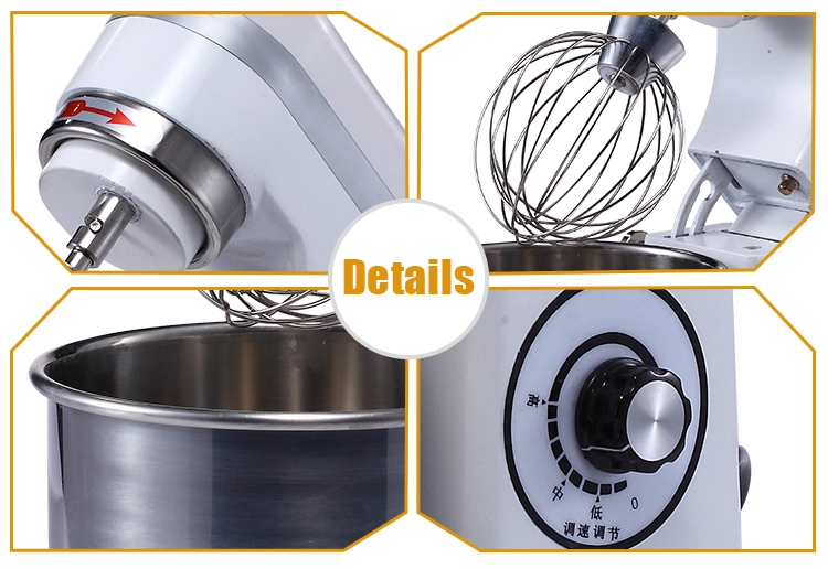 Electric egg and cream mixer in a bakery setting
