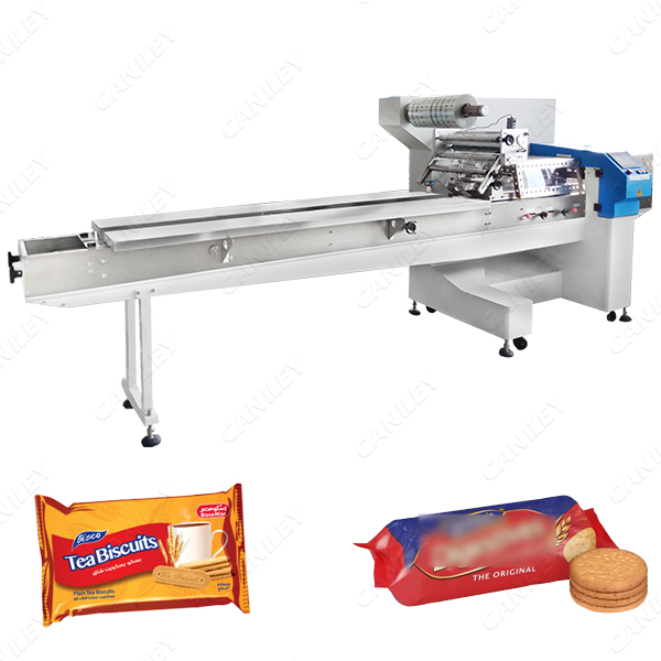 Horizontal Cookie Flow Wrapping Machine