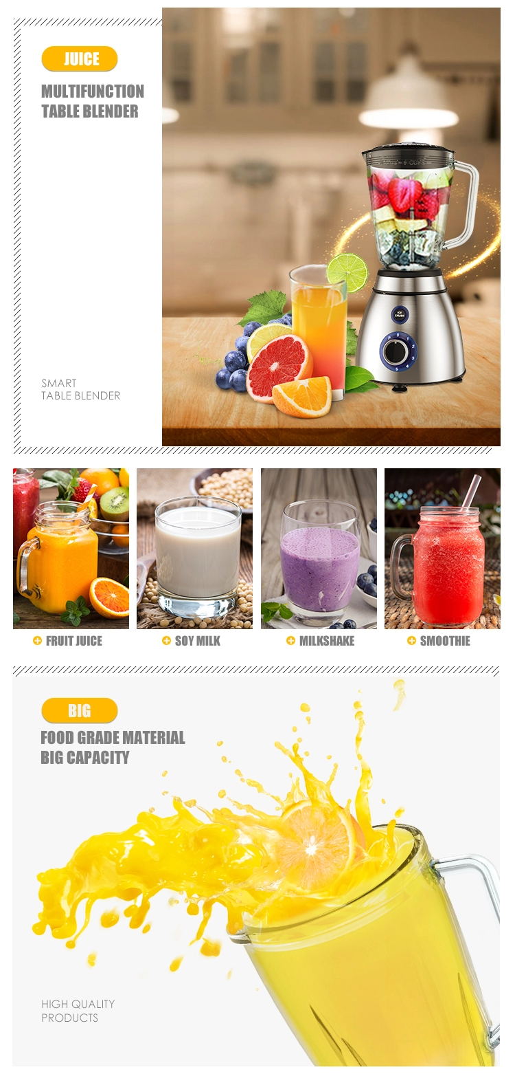 Table blender showcasing versatility for juices and smoothies
