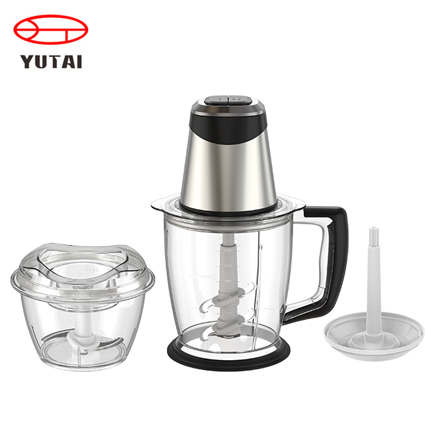 Electric Food and Vegetable Chopper with Stainless Steel Bowl