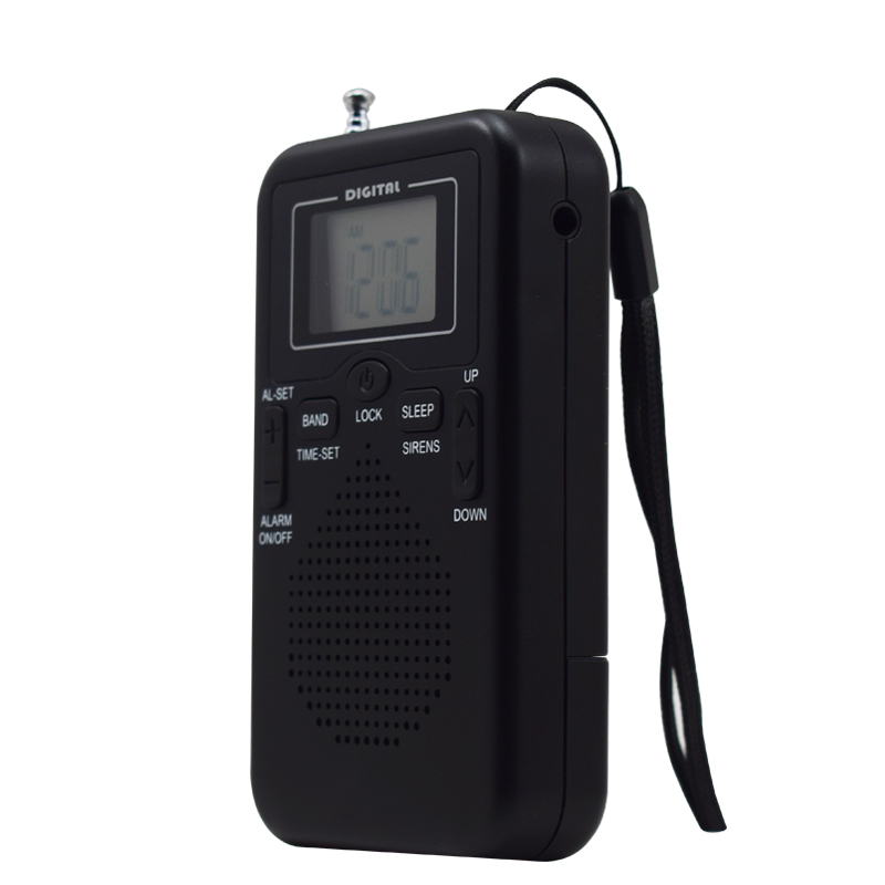 Multifunction Portable Mini Size Battery Operated AM FM Radio With Alarm Clock - Image 2