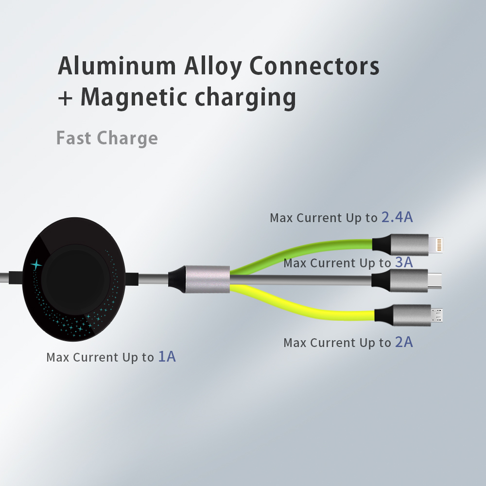 4-in-1 Multi-Connector USB Charging Cable