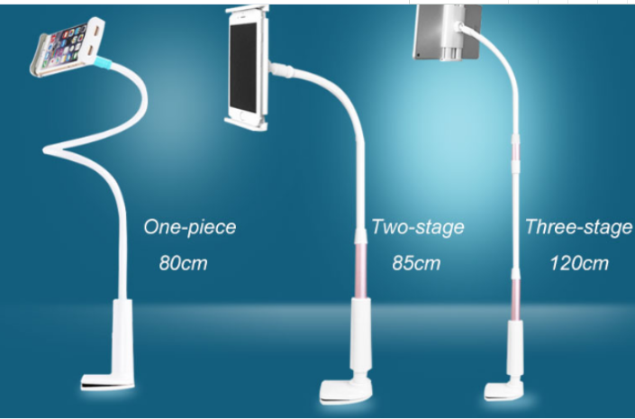 Multifunctional Long Arm Plastic Gooseneck Lazy Tablet Phone holder for Desk Table Bed - Image 2