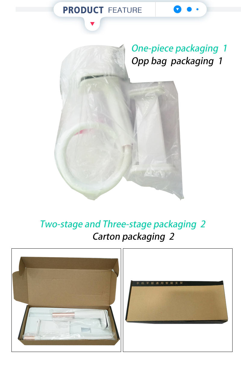 Packaging options for the tablet holder
