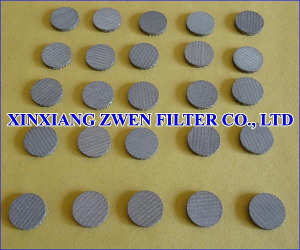 Sintered Metal Filter Disc