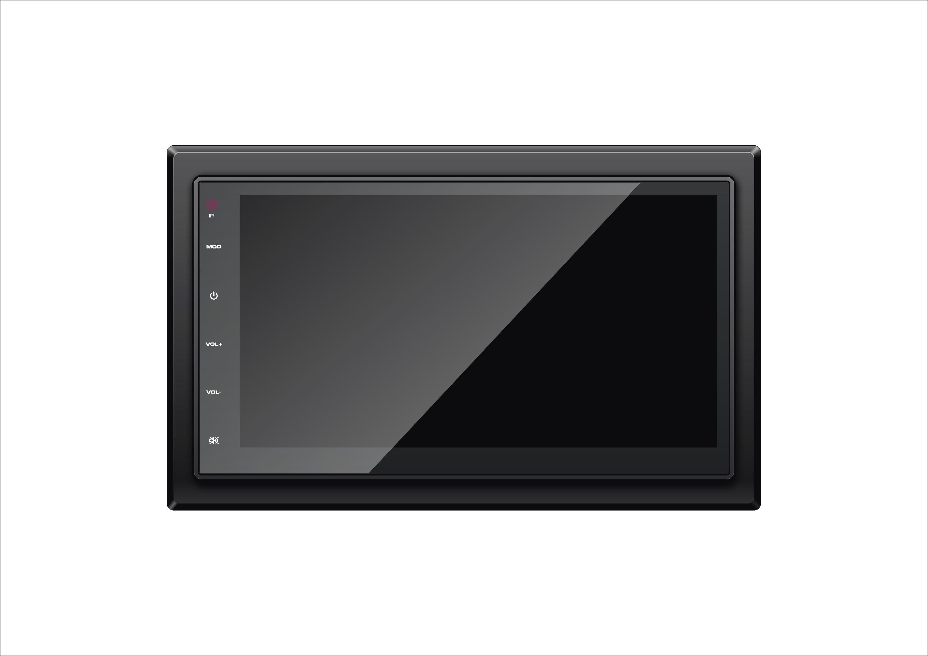 High-Resolution Multimedia Player with Touchscreen