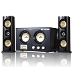 Multimedia Speaker System with Dual Drivers