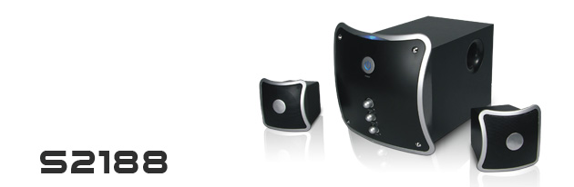 Multimedia Speaker System with Adjustable Bass