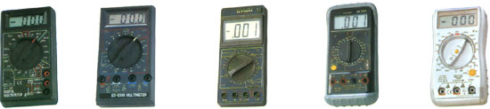 Digital Multimeter for Voltage, Current, and Resistance Measurement