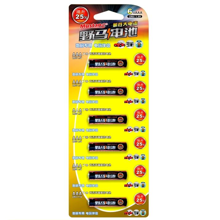 AAA Alkaline Batteries 1.5V - 6-Pack