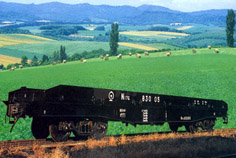 Flat Wagon for Rail Transport