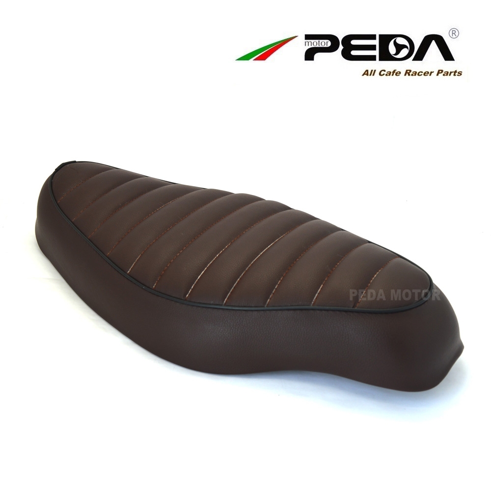 54cm Vintage Brown Cafe Racer Motorcycle Seat