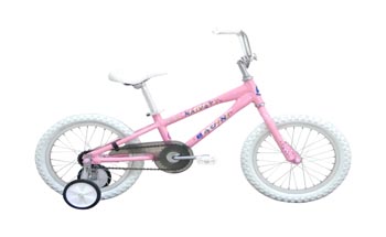 Children's Pink Bicycle with Training Wheels