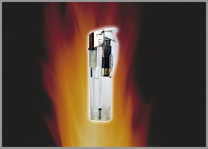 Refillable Butane Lighter with Spark Ignition