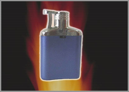Refillable Leather-Wrapped Lighter