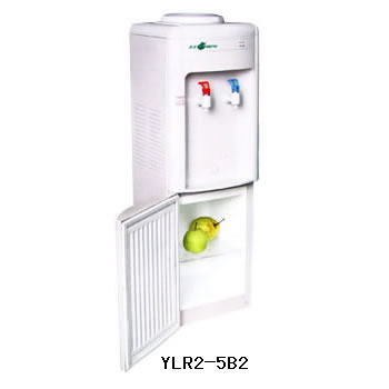 Hot and Cold Water Dispenser with Refrigerator Compartment