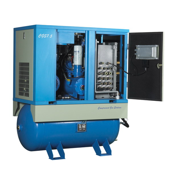 Self-Contained Natural Gas Compressor Station