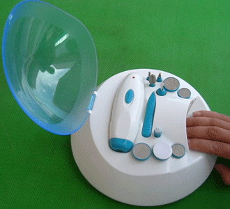 Electric Manicure and Pedicure Set with Attachments