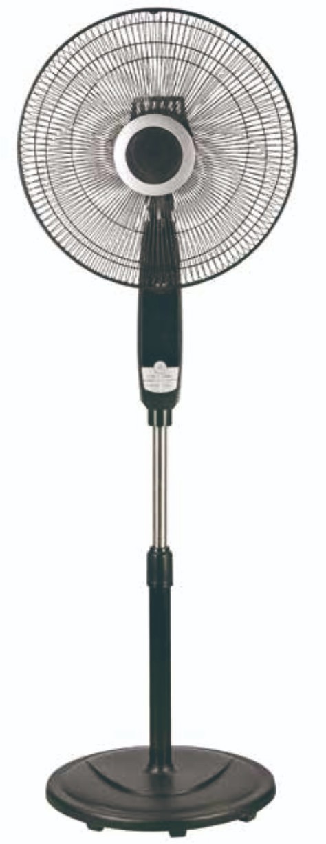 16-Inch Adjustable Height Oscillating Pedestal Fan with Remote