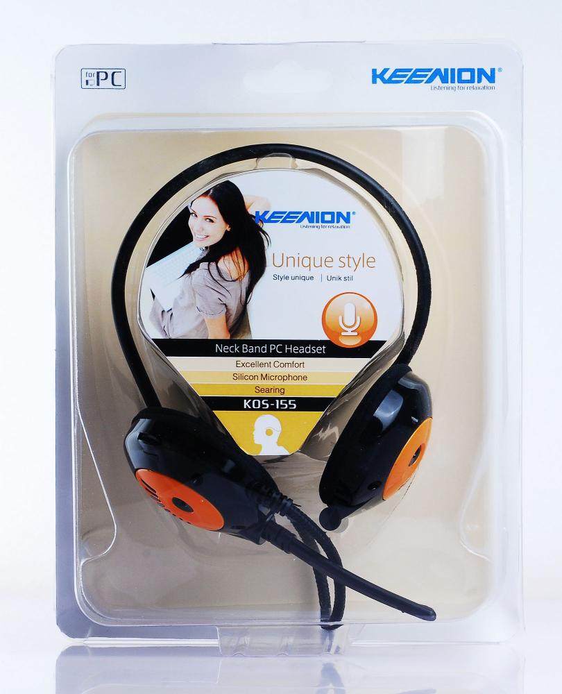 PC Neckband Headset with Flexible Microphone
