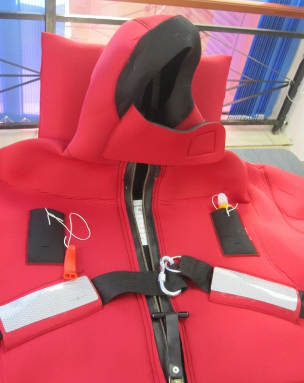 Neoprene 5mm Immersion Suit with Buoyancy Pillow