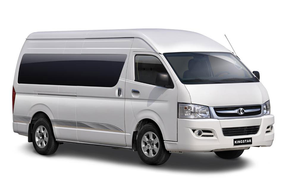 16-Seat Passenger Bus with Gasoline Engine