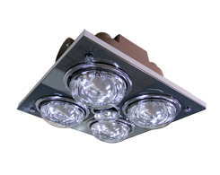 Recessed Four-Bulb Ceiling Light