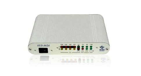 Network Communication Hub with LED Indicators