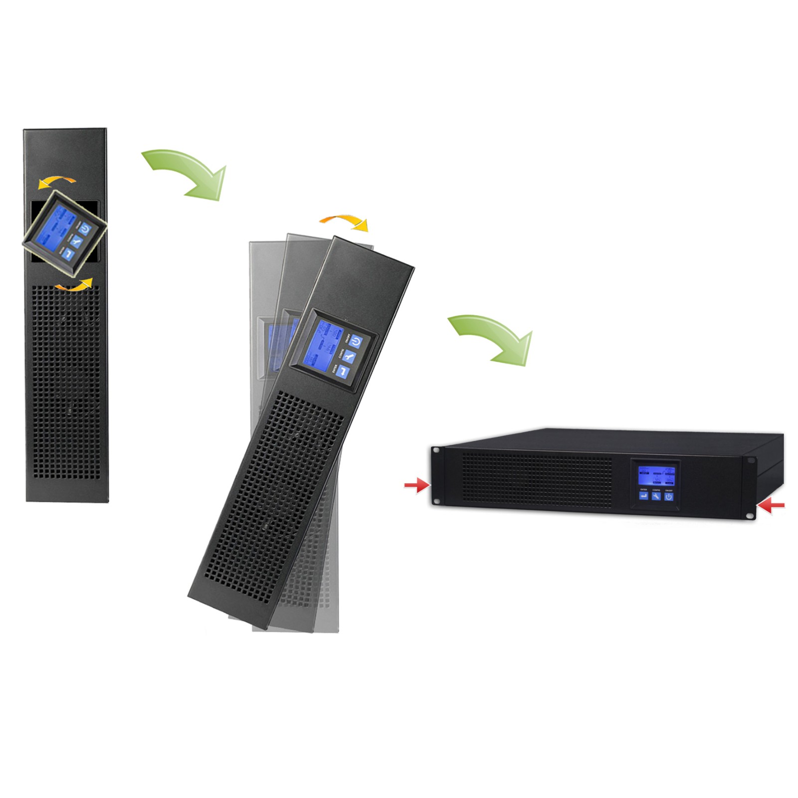 Network, data center 19" rackmount online UPS 1-10kVA - Image 2