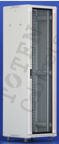 Network Server Cabinet with Ventilation and Security