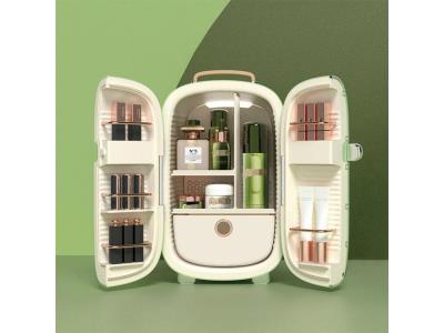 New arrival 12v 12l cosmetic fridge two door skin fridge - Image 2