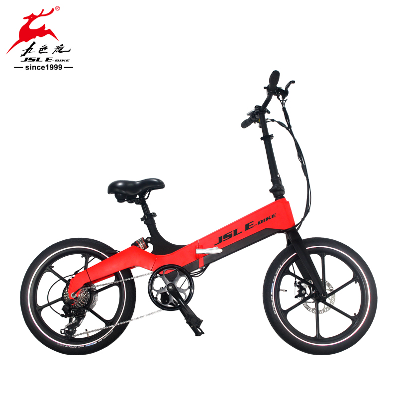 New Arrival 20" Mag Alloy Rear Suspension Folding Electric Bicycle - Image 3