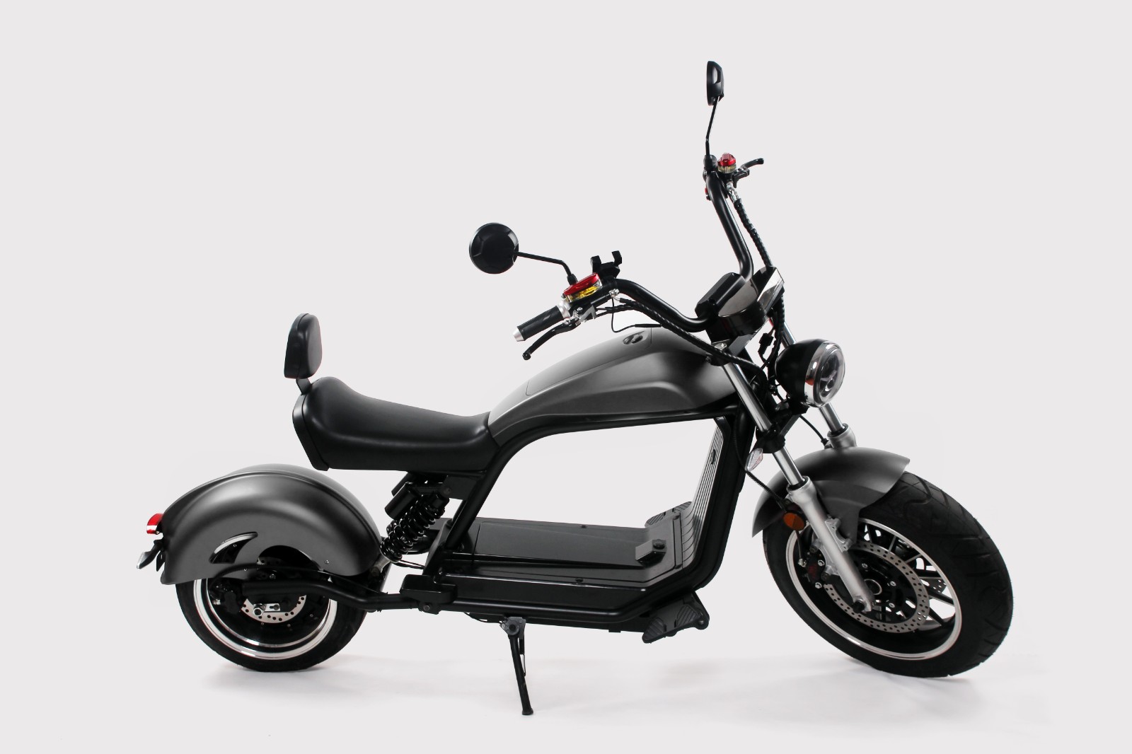 New Arrival Car China Manufacturer  Sell Wide Leather Seat Portable Electric Citycoco - Image 3