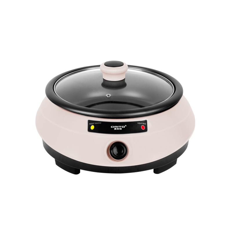 New Arrived Kitchen Appliances Electric Hot Pot with Plastic Body - Image 2