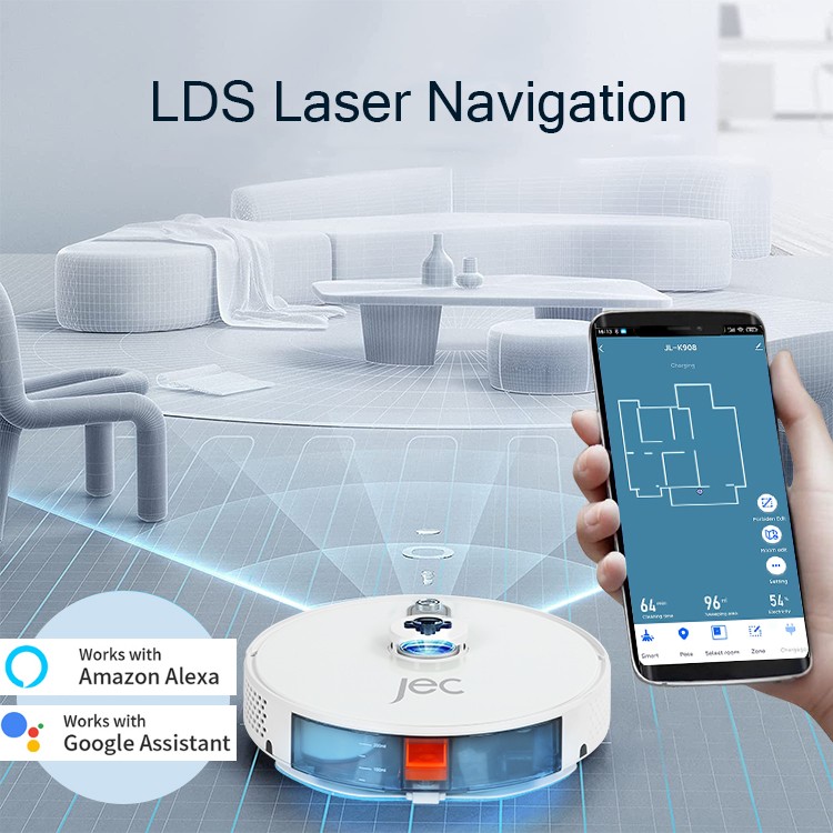 Automatic Robot Vacuum Cleaner with Mopping Function