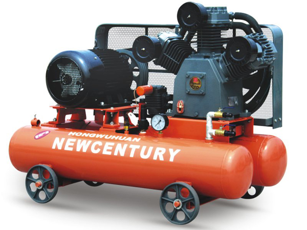 Twin-Cylinder Piston Air Compressor