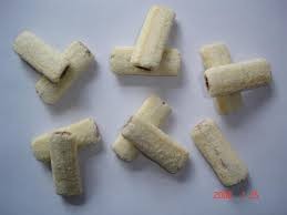 Examples of core-filled extruded snacks