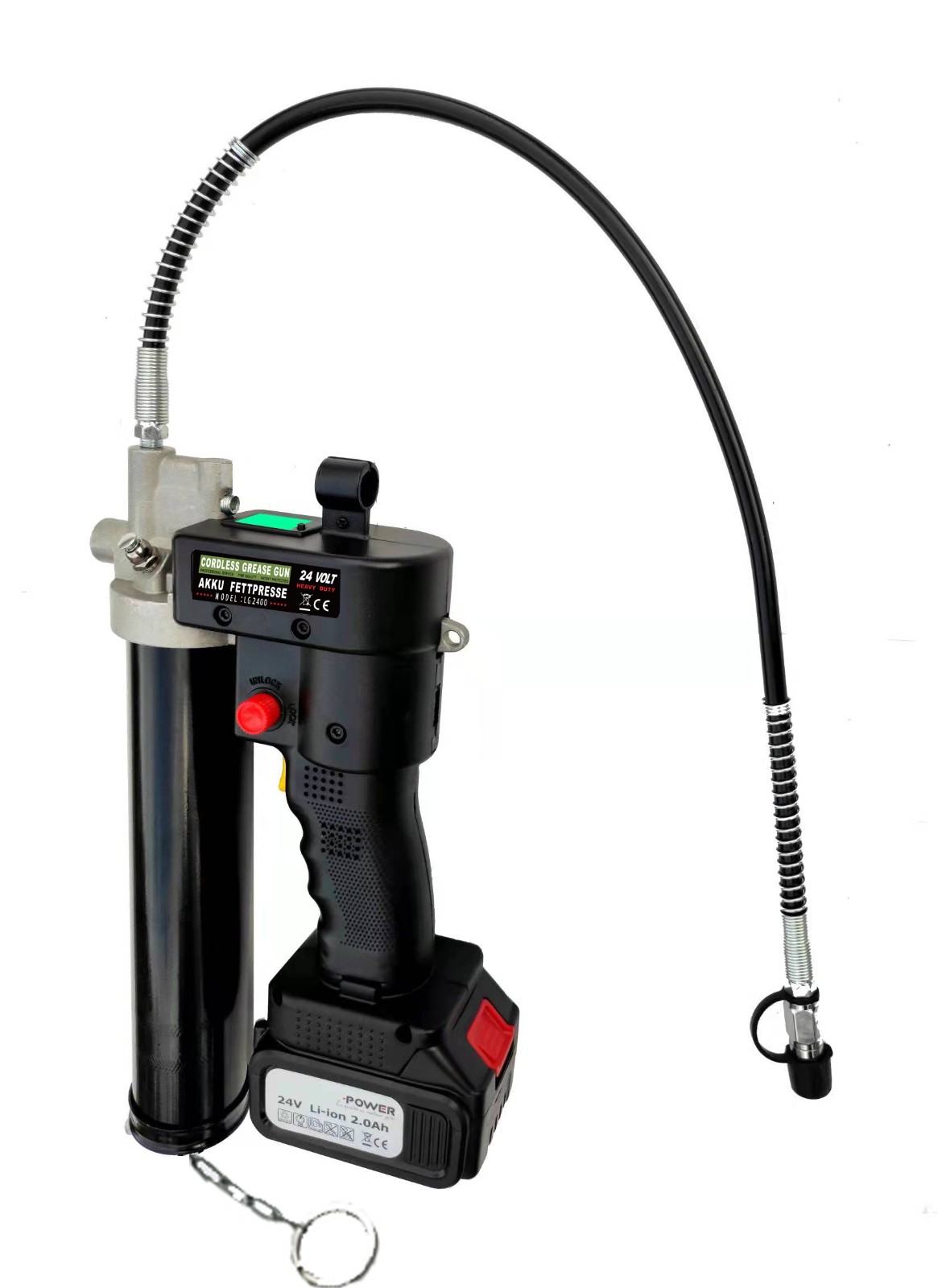 New cordless grease gun for Japan Germany France Americal market grease cartridge - Image 3