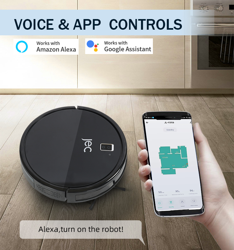 App and voice control interface for smart vacuum