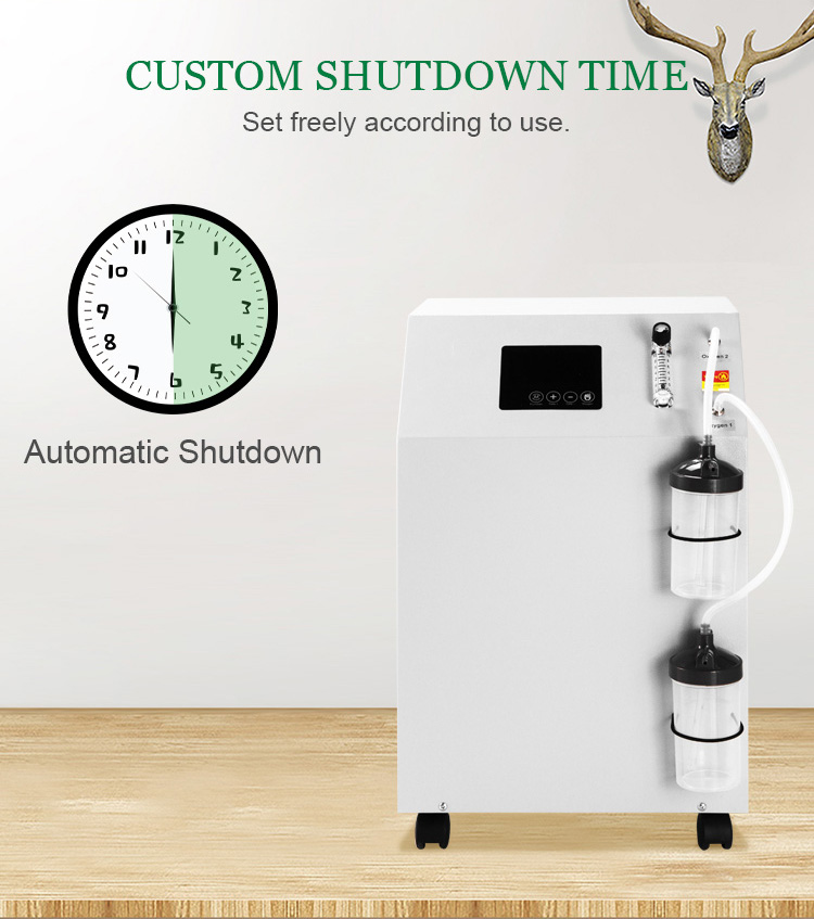 Control panel with timer settings